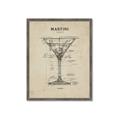 Picture of The Anatomy of a Martini _GroupedProduct_Rectangle_Portrait_Framed_Matted_