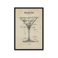 Picture of The Anatomy of a Martini _GroupedProduct_Rectangle_Portrait_Framed_Matted_