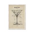 Picture of The Anatomy of a Martini _GroupedProduct_Rectangle_Portrait_Framed_Matted_