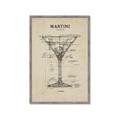 Picture of The Anatomy of a Martini _GroupedProduct_Rectangle_Portrait_Framed_Matted_