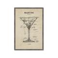 Picture of The Anatomy of a Martini _GroupedProduct_Rectangle_Portrait_Framed_Matted_