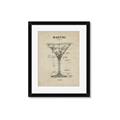 Picture of The Anatomy of a Martini _GroupedProduct_Rectangle_Portrait_Framed_Matted_