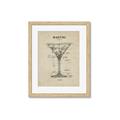 Picture of The Anatomy of a Martini _GroupedProduct_Rectangle_Portrait_Framed_Matted_
