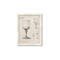 Picture of Sketch of a Wine Glass _GroupedProduct_Rectangle_Portrait_Framed_Matted_