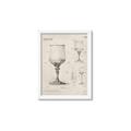 Picture of Sketch of a Wine Glass _GroupedProduct_Rectangle_Portrait_Framed_Matted_