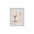 Picture of Sketch of a Wine Glass _GroupedProduct_Rectangle_Portrait_Framed_Matted_