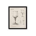 Picture of Sketch of a Wine Glass _GroupedProduct_Rectangle_Portrait_Framed_Matted_
