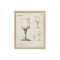 Picture of Sketch of a Wine Glass _GroupedProduct_Rectangle_Portrait_Framed_Matted_