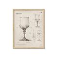 Picture of Sketch of a Wine Glass _GroupedProduct_Rectangle_Portrait_Framed_Matted_
