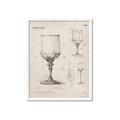 Picture of Sketch of a Wine Glass _GroupedProduct_Rectangle_Portrait_Framed_Matted_