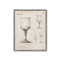 Picture of Sketch of a Wine Glass _GroupedProduct_Rectangle_Portrait_Framed_Matted_