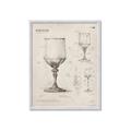 Picture of Sketch of a Wine Glass _GroupedProduct_Rectangle_Portrait_Framed_Matted_