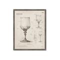 Picture of Sketch of a Wine Glass _GroupedProduct_Rectangle_Portrait_Framed_Matted_