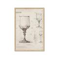 Picture of Sketch of a Wine Glass _GroupedProduct_Rectangle_Portrait_Framed_Matted_