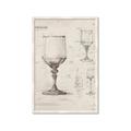 Picture of Sketch of a Wine Glass _GroupedProduct_Rectangle_Portrait_Framed_Matted_