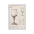 Picture of Sketch of a Wine Glass _GroupedProduct_Rectangle_Portrait_Framed_Matted_