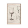 Picture of Sketch of a Wine Glass _GroupedProduct_Rectangle_Portrait_Framed_Matted_