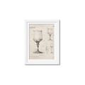 Picture of Sketch of a Wine Glass _GroupedProduct_Rectangle_Portrait_Framed_Matted_