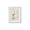 Picture of Sketch of a Wine Glass _GroupedProduct_Rectangle_Portrait_Framed_Matted_