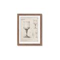 Picture of Sketch of a Wine Glass _GroupedProduct_Rectangle_Portrait_Framed_Matted_