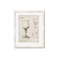 Picture of Sketch of a Wine Glass _GroupedProduct_Rectangle_Portrait_Framed_Matted_