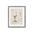 Picture of Sketch of a Wine Glass _GroupedProduct_Rectangle_Portrait_Framed_Matted_