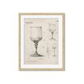 Picture of Sketch of a Wine Glass _GroupedProduct_Rectangle_Portrait_Framed_Matted_