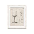 Picture of Sketch of a Wine Glass _GroupedProduct_Rectangle_Portrait_Framed_Matted_