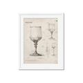 Picture of Sketch of a Wine Glass _GroupedProduct_Rectangle_Portrait_Framed_Matted_