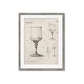 Picture of Sketch of a Wine Glass _GroupedProduct_Rectangle_Portrait_Framed_Matted_