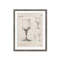 Picture of Sketch of a Wine Glass _GroupedProduct_Rectangle_Portrait_Framed_Matted_