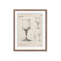 Picture of Sketch of a Wine Glass _GroupedProduct_Rectangle_Portrait_Framed_Matted_
