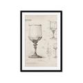Picture of Sketch of a Wine Glass _GroupedProduct_Rectangle_Portrait_Framed_Matted_