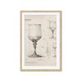 Picture of Sketch of a Wine Glass _GroupedProduct_Rectangle_Portrait_Framed_Matted_