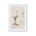Picture of Sketch of a Wine Glass _GroupedProduct_Rectangle_Portrait_Framed_Matted_