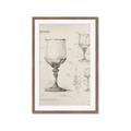 Picture of Sketch of a Wine Glass _GroupedProduct_Rectangle_Portrait_Framed_Matted_