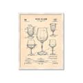 Picture of The Anatomy of a Wine Glass _GroupedProduct_Rectangle_Portrait_Framed_Matted_