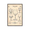 Picture of The Anatomy of a Wine Glass _GroupedProduct_Rectangle_Portrait_Framed_Matted_