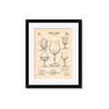 Picture of The Anatomy of a Wine Glass _GroupedProduct_Rectangle_Portrait_Framed_Matted_