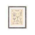 Picture of The Anatomy of a Wine Glass _GroupedProduct_Rectangle_Portrait_Framed_Matted_