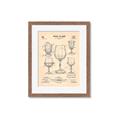 Picture of The Anatomy of a Wine Glass _GroupedProduct_Rectangle_Portrait_Framed_Matted_