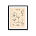 Picture of The Anatomy of a Wine Glass _GroupedProduct_Rectangle_Portrait_Framed_Matted_