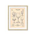 Picture of The Anatomy of a Wine Glass _GroupedProduct_Rectangle_Portrait_Framed_Matted_