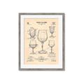 Picture of The Anatomy of a Wine Glass _GroupedProduct_Rectangle_Portrait_Framed_Matted_