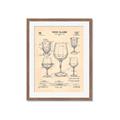 Picture of The Anatomy of a Wine Glass _GroupedProduct_Rectangle_Portrait_Framed_Matted_