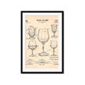 Picture of The Anatomy of a Wine Glass _GroupedProduct_Rectangle_Portrait_Framed_Matted_
