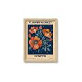 Picture of Flower Market: London _GroupedProduct_Rectangle_Portrait_Framed_Matted_