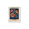 Picture of Flower Market: London _GroupedProduct_Rectangle_Portrait_Framed_Matted_