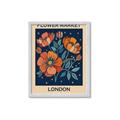 Picture of Flower Market: London _GroupedProduct_Rectangle_Portrait_Framed_Matted_