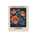 Picture of Flower Market: London _GroupedProduct_Rectangle_Portrait_Framed_Matted_